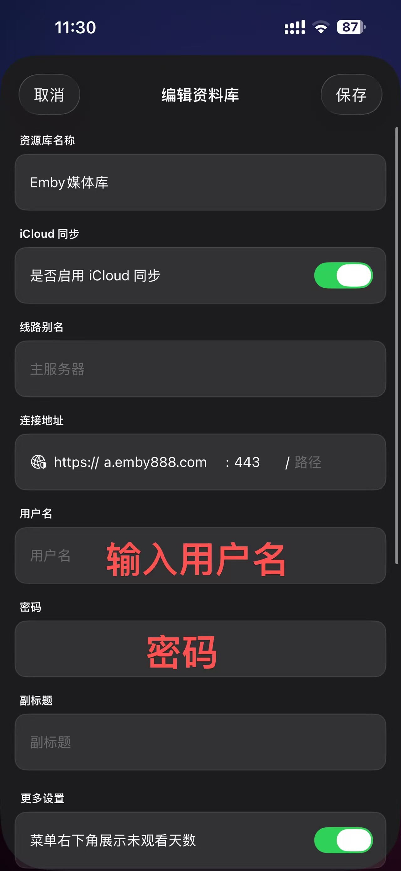 新视界 配置教程